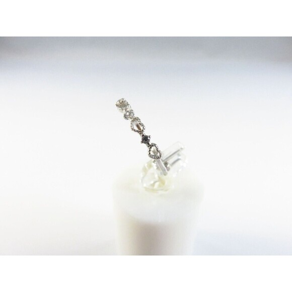 Sterling Silver Heart CZ Stackable Ring - Size 6.5 - Picture 9 of 11